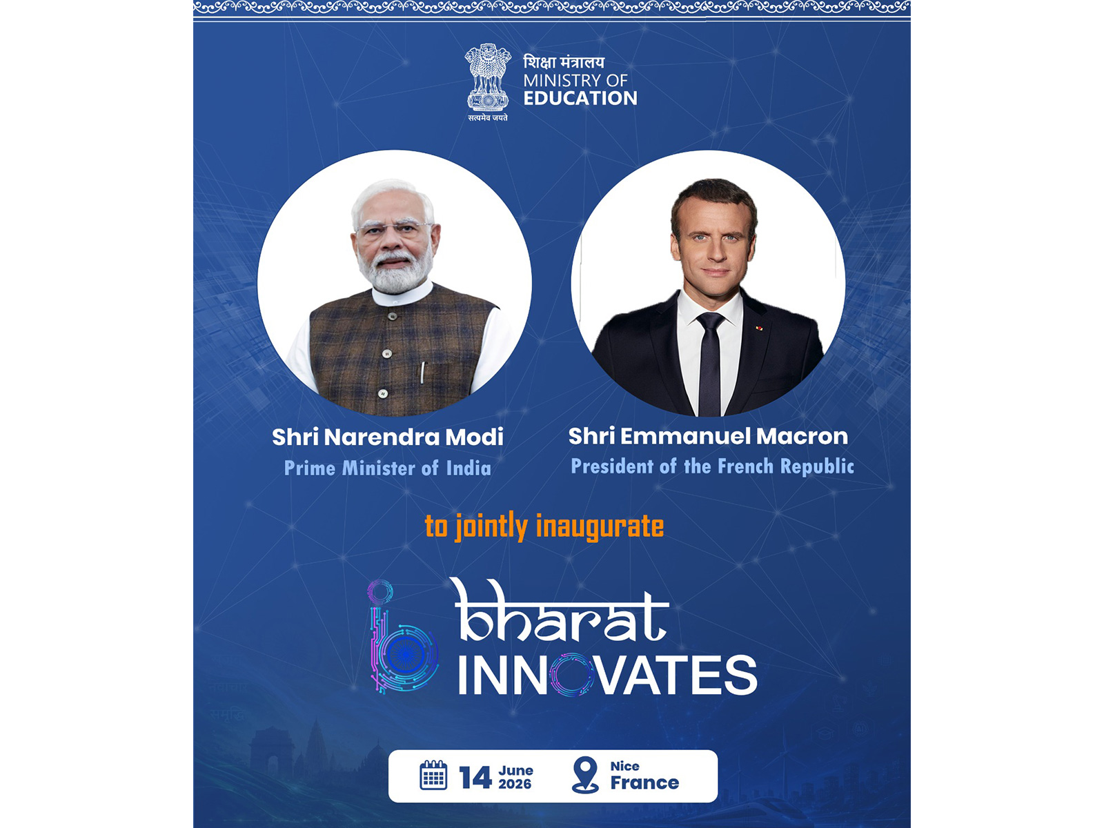 PM Modi, Macron to inaugurate Bharat Innovates 2026 in Nice