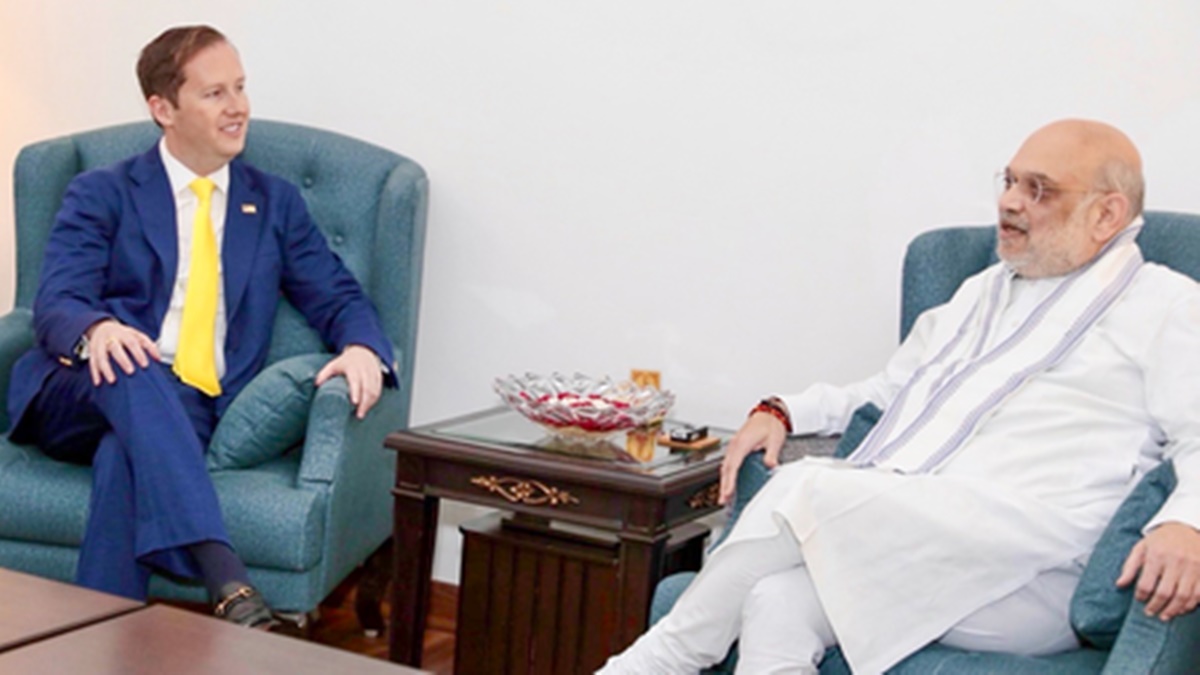 अमेरिकी राजदूत गोर की केंद्रीय गृहमंत्री अमित शाह से मुलाकात, आतंकवाद और नशीले पदार्थों समेत कई मुद्दों पर हुई चर्चा