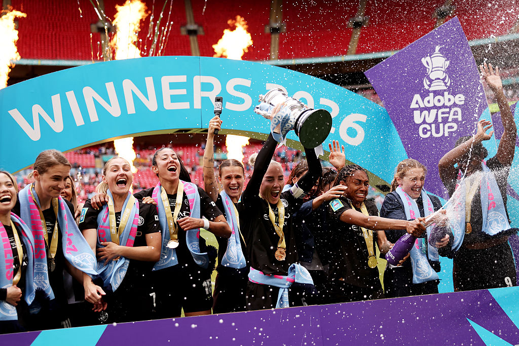 Manchester City thrash Brighton 4-0 to win women’s FA Cup