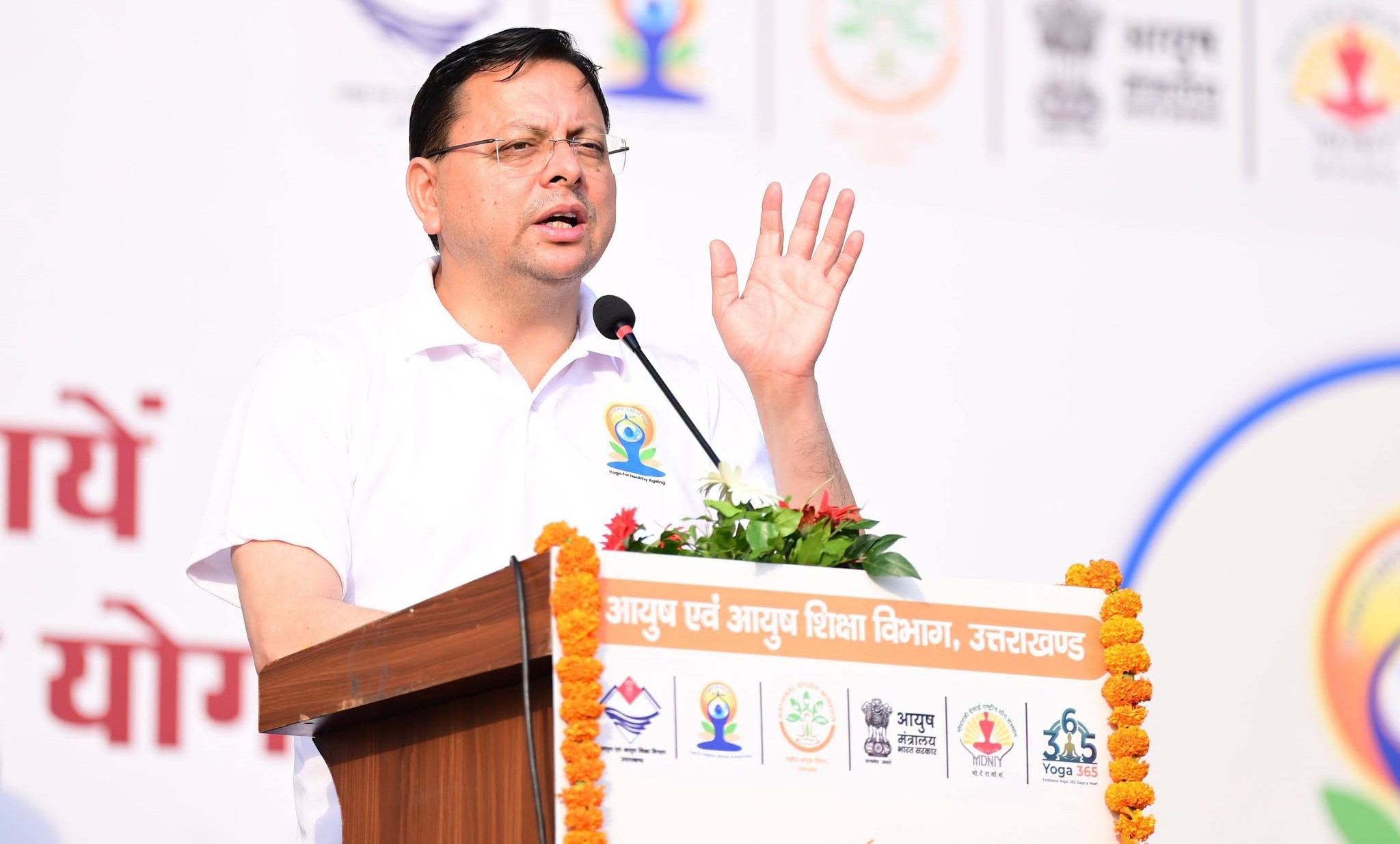 Uttarakhand CM Dhami participates in ‘Run for Yoga’ event in Dehradun