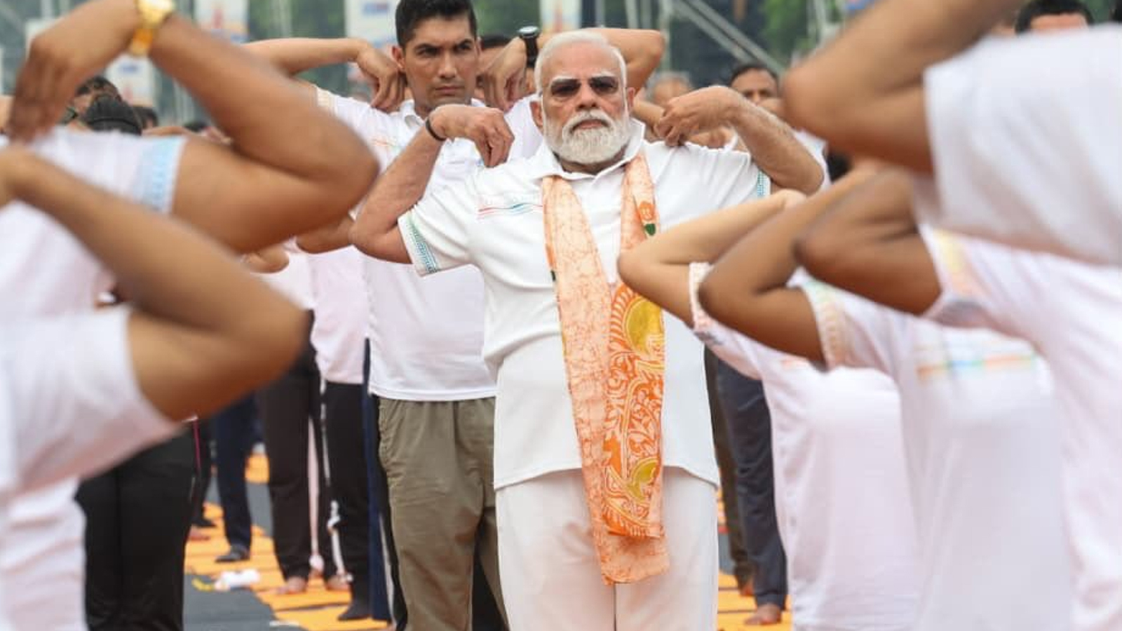 PM Modi hails ‘exceptional’ Yoga Day programme, thanks people of Kolkata for being ‘outstanding’ hosts