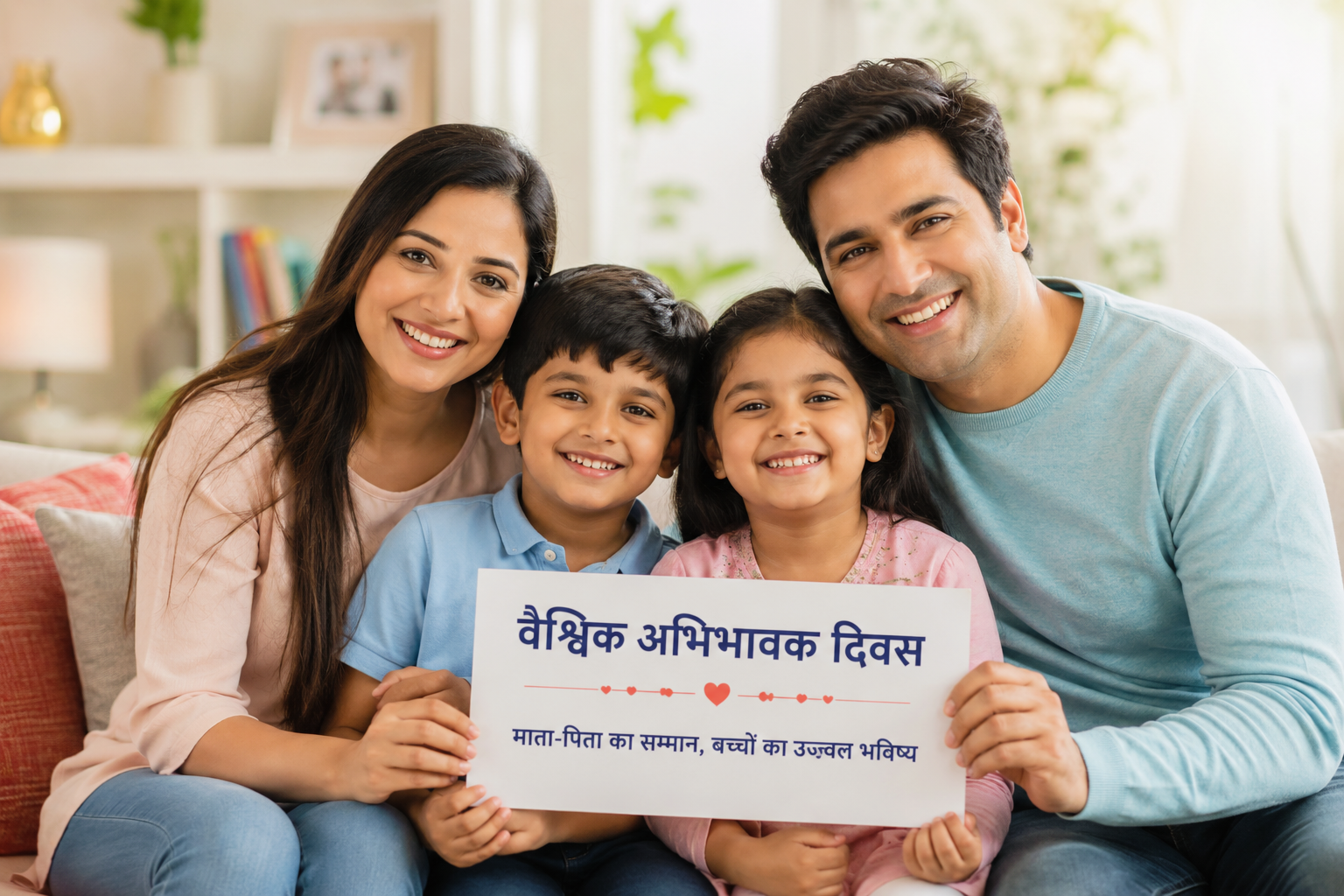 वैश्विक अभिभावक दिवस : परिवार की मजबूत नींव और बच्चों के भविष्य के निर्माण में माता-पिता की अहम भूमिका