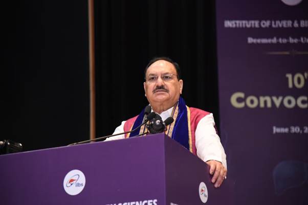 स्वस्थ भारत के माध्यम से ही विकसित भारत का सपना साकार हो सकता है: जेपी नड्डा