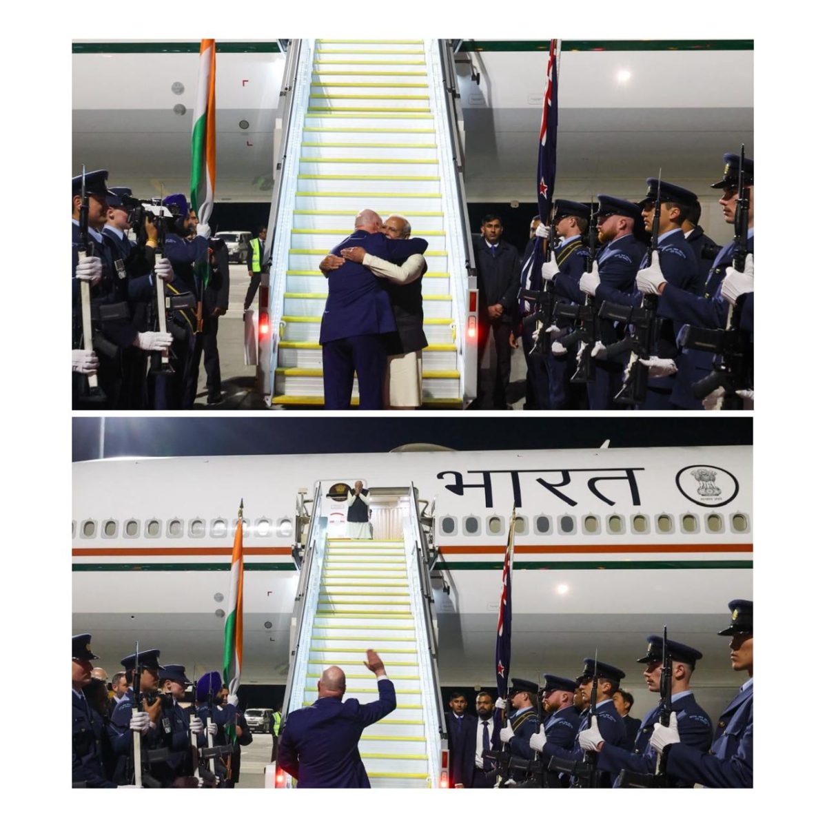 न्यूजीलैंड का सफल दौरा संपन्न करने के बाद प्रधानमंत्री मोदी स्वदेश रवाना