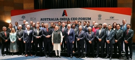 मेलबर्न में भारत-ऑस्ट्रेलिया सीईओ फोरम में शामिल हुए पीएम मोदी, आर्थिक साझेदारी मजबूत करने पर जोर
