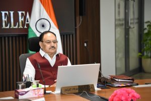 जेपी नड्डा ने केरल के स्वास्थ्य मंत्री के. मुरलीधरन के साथ वर्चुअल समीक्षा बैठक की