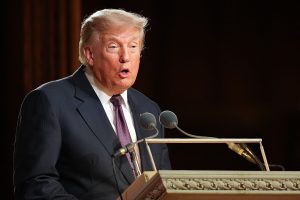 Trump reiterates support for united Ireland, says won’t talk about Scotland ‘yet’