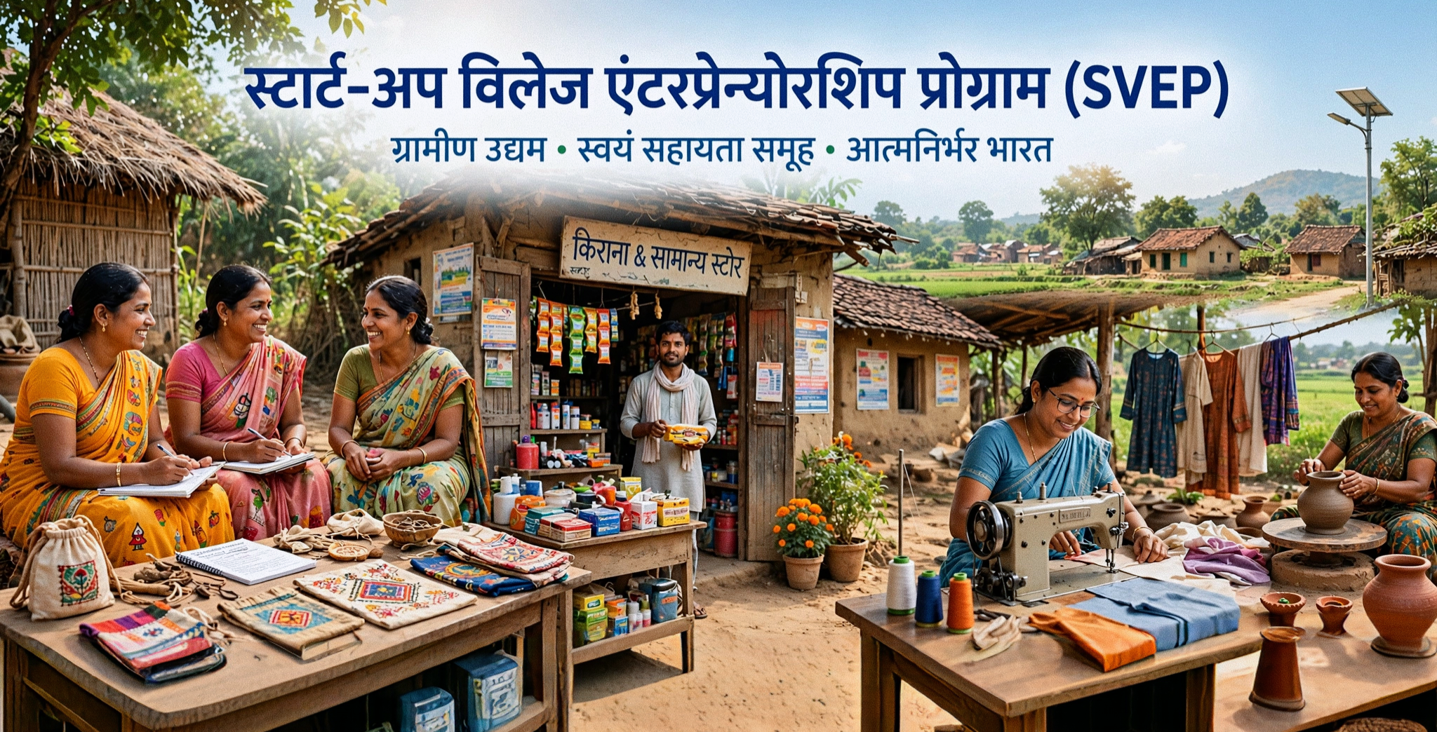 SVEP से ग्रामीण उद्यमिता को मिल रही नई रफ्तार, 4.32 लाख से अधिक उद्यमों को मिला सहयोग