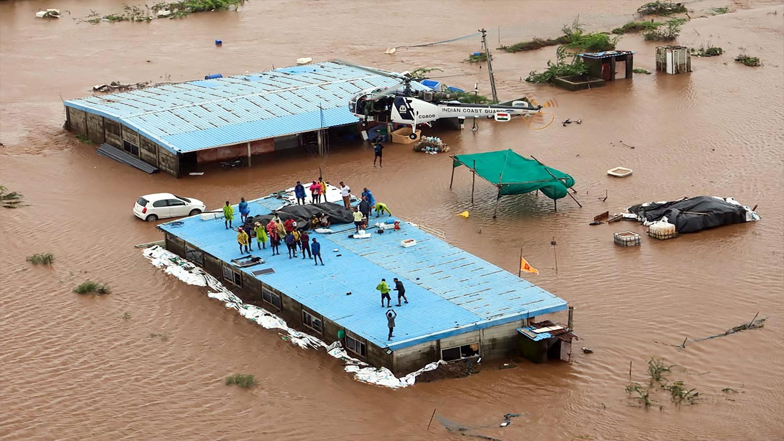 Indian Coast Guard rescues 170 people in flood-hit Daman, Dadra & Nagar Haveli and South Gujarat