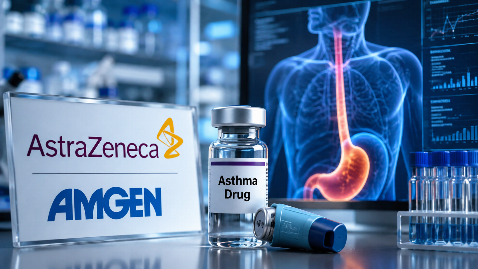 AstraZeneca-Amgen asthma drug succeeds in late-stage oesophagus disease trial