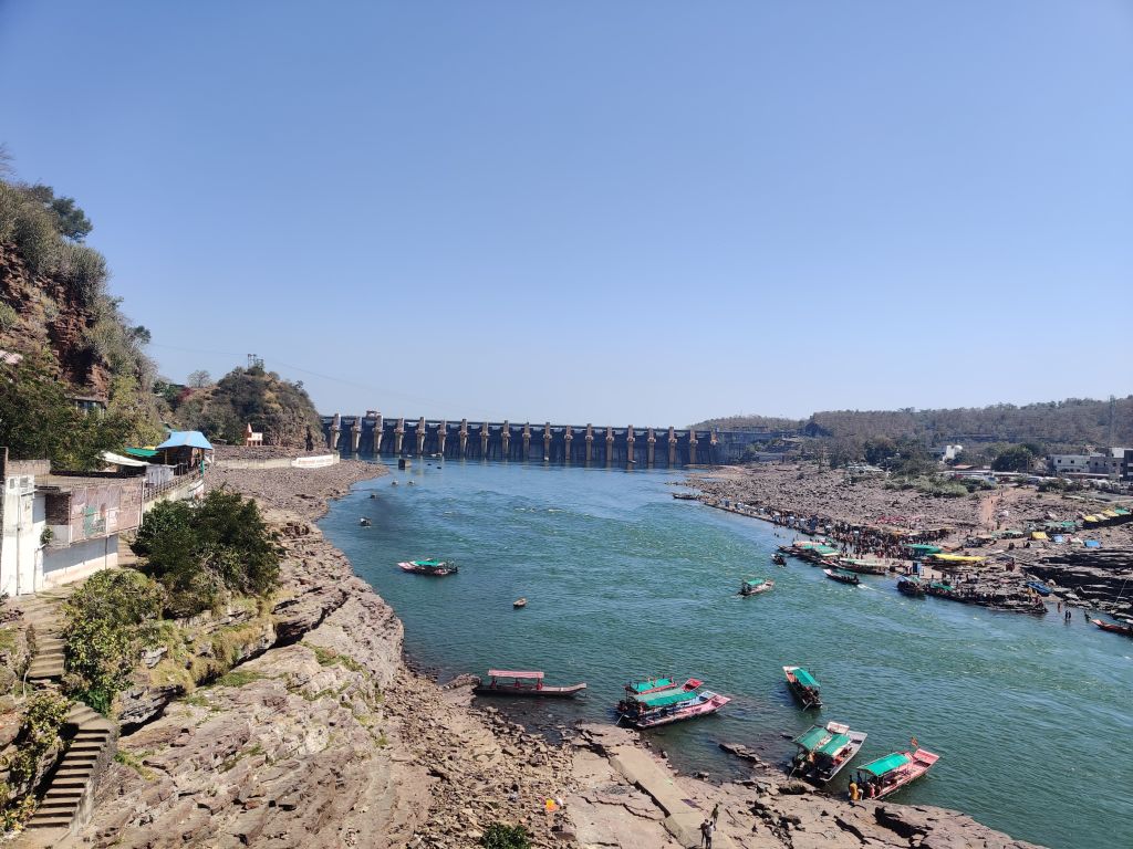 River Narmada And Omkareshwar Dam