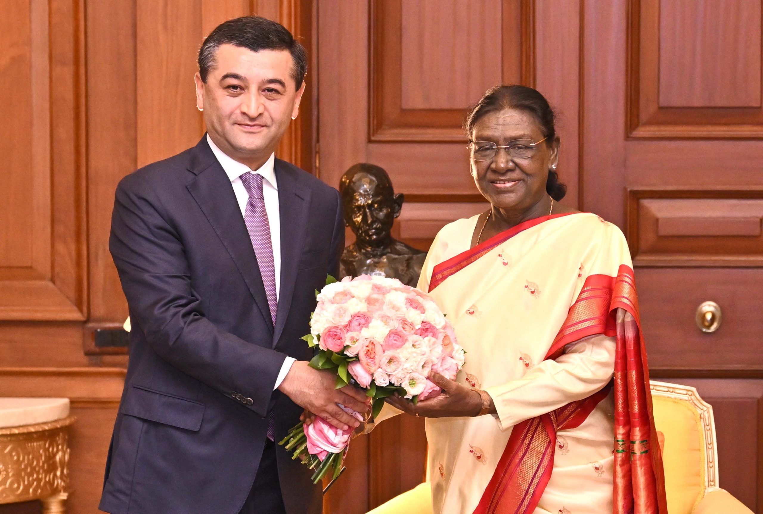 Uzbekistan Foreign Minister Bakhtiyor Saidov meets President Murmu, discusses expanding India ties