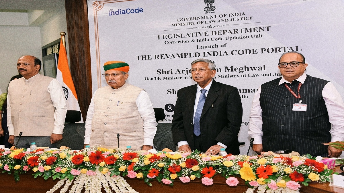 अर्जुन राम मेघवाल ने लॉन्च किया पुनर्गठित ‘इंडिया कोड पोर्टल’, कानूनों तक पहुंच होगी आसान