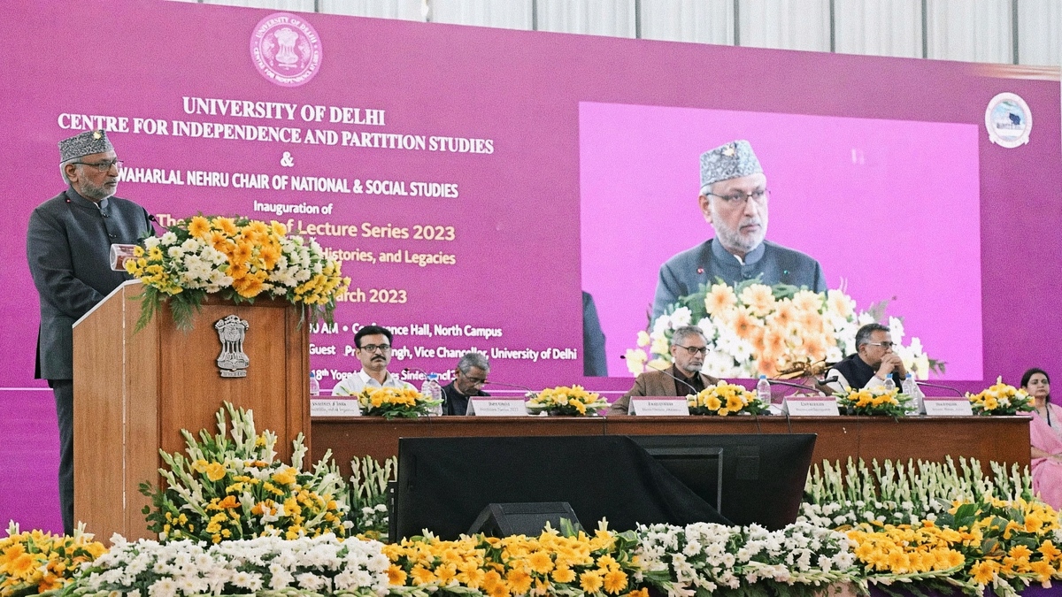 विभाजन ने हजारों वर्षों की सांस्कृतिक विरासत को बांट दिया : उपराष्ट्रपति राधाकृष्णन