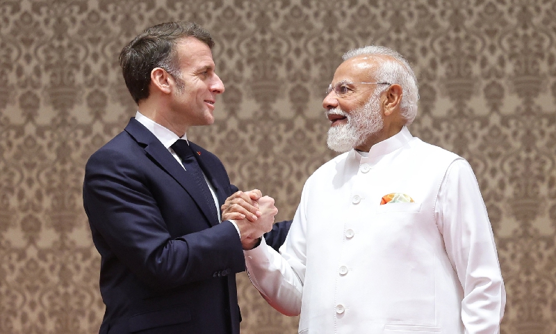 PM Modi and President Macron File Photo