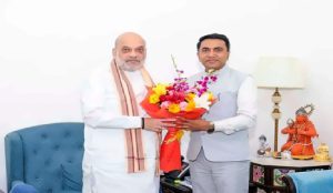 सीएम प्रमोद सावंत ने अमित शाह से की मुलाकात, गोवा के विकास और जनकल्याणकारी योजनाओं पर चर्चा