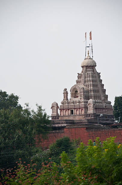 Grishneshwar Jyotirlinga temple near Ellora, Aurangabad, Maharashtra, India.