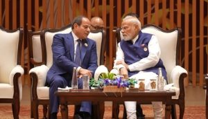 मिस्र के राष्ट्रपति सिसी और प्रधानमंत्री मोदी ने की द्विपक्षीय बैठक