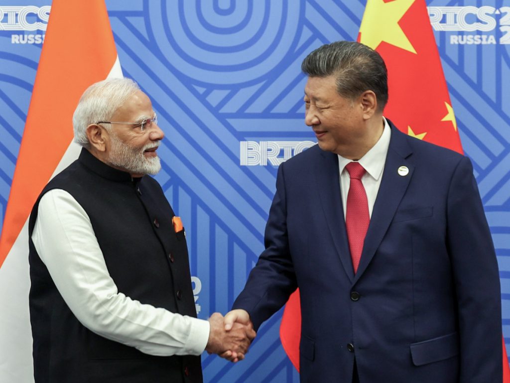 PM Modi meets Chinese President Xi Jinping