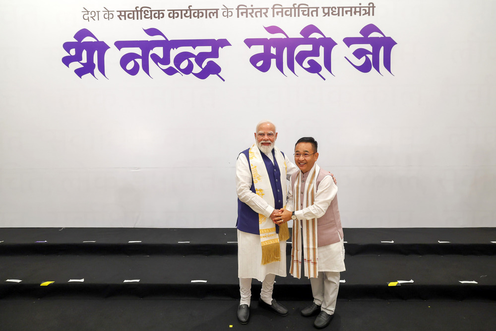 Sikkim CM greets PM on 76th birthday, expresses gratitude for support for Northeast’s development