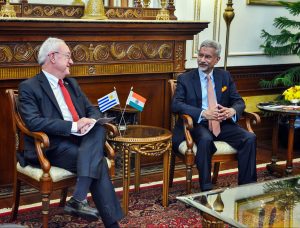 BRICS Summit: Jaishankar meets Uruguay FM, discusses bilateral cooperation