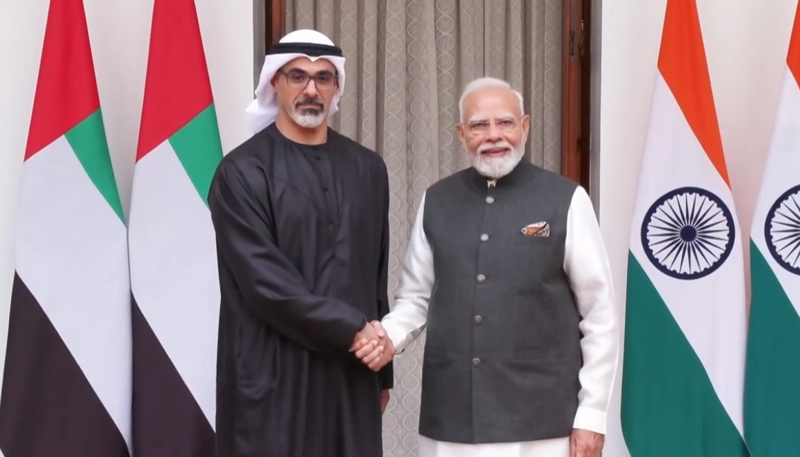 PM Modi holds bilateral meeting with Abu Dhabi Crown Prince on sidelines of 18th BRICS Summit