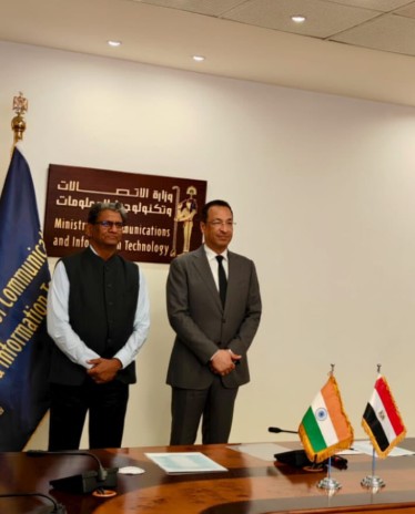 भारत और मिस्र के बीच संचार और सूचना प्रौद्योगिकी क्षेत्र में सहयोग बढ़ाने पर चर्चा