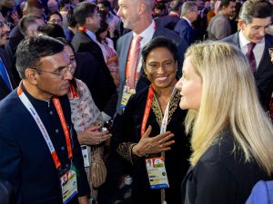 Asian Games: PT Usha meets IOC chief Kirsty Coventry at welcome reception