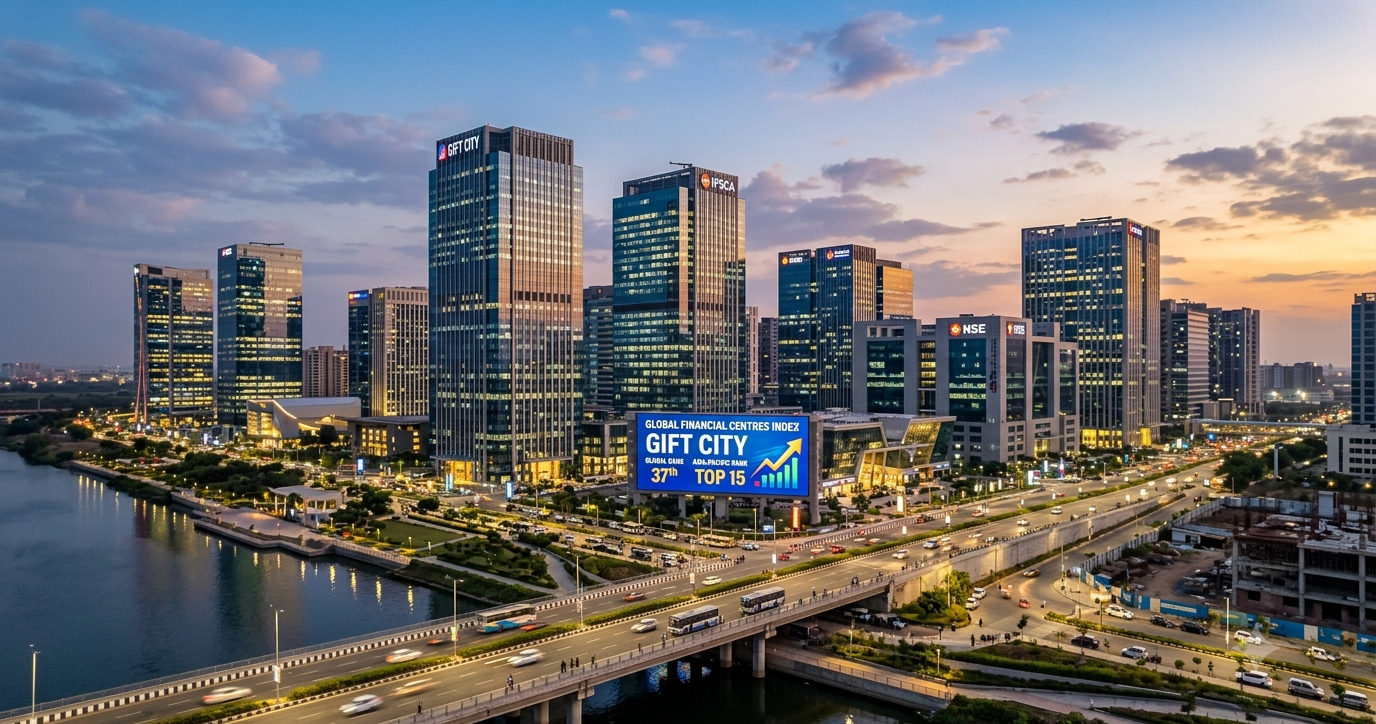 GIFT City climbs nine places to 37th globally, enters Asia-Pacific top 15