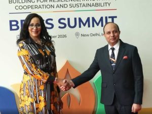 Nigeria’s Foreign Affairs Minister Arrives in Delhi Ahead of BRICS Summit