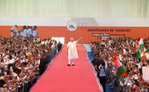 Double-stack freight train carries cargo equivalent to over 250 trucks: PM Modi