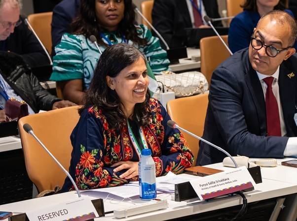 UNGA81 में भारत ने स्वास्थ्य क्षेत्र में प्रगति को रेखांकित किया, सार्वभौमिक स्वास्थ्य कवरेज और रोग उन्मूलन पर दिया जोर