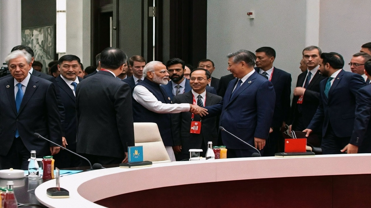 बिश्केक एससीओ समिट में मोदी और शी जिनपिंग आमने-सामने, हाथ मिलाकर किया अभिवादन