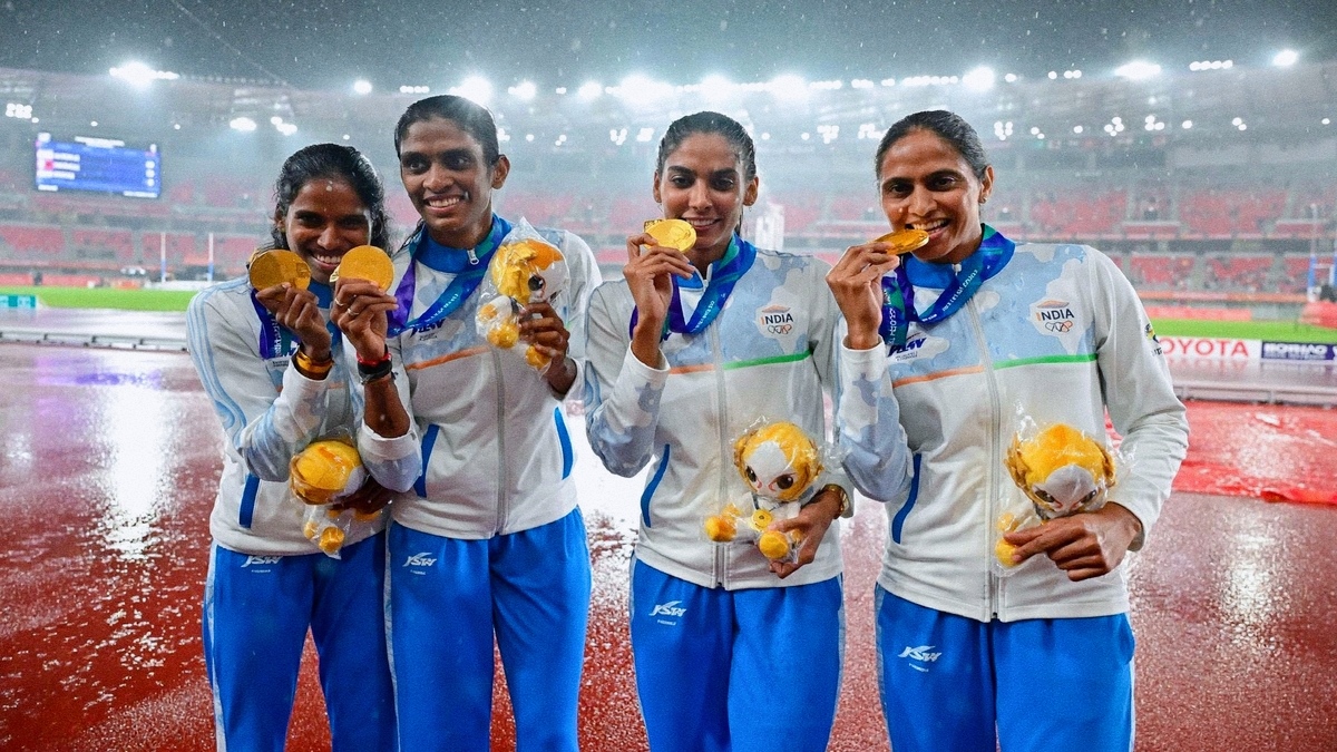 एशियाई खेलों में महिला 4×400 मीटर रिले टीम ने जीता स्वर्ण, प्रधानमंत्री मोदी ने दी बधाई