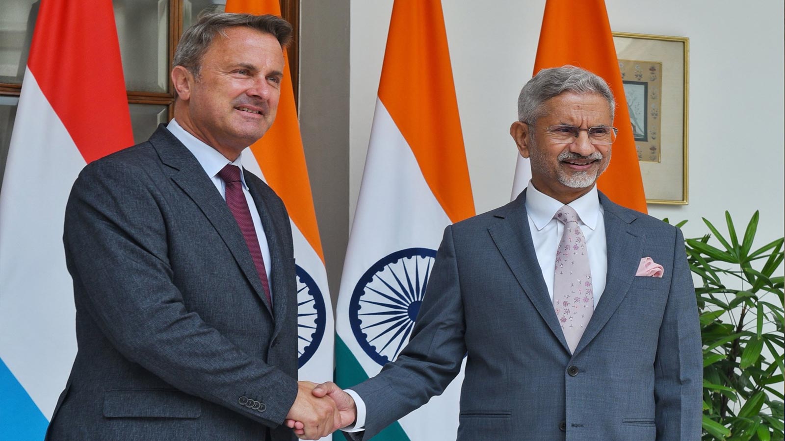 EAM Jaishankar highlights trade, investment, financial cooperation during meet with Luxembourg Dy PM Xavier Bettel