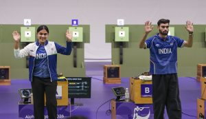Asian Games 2026: Suruchi-Kamaljeet strike gold, smash Asian record in 10m air pistol mixed team event