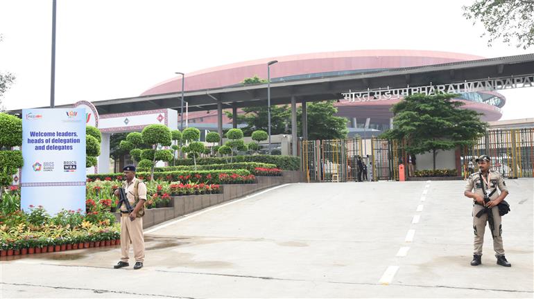 भारत मंडपम में ब्रिक्स शिखर सम्मेलन का आज दूसरा और आखिरी दिन, सुरक्षा के कड़े इंतजाम