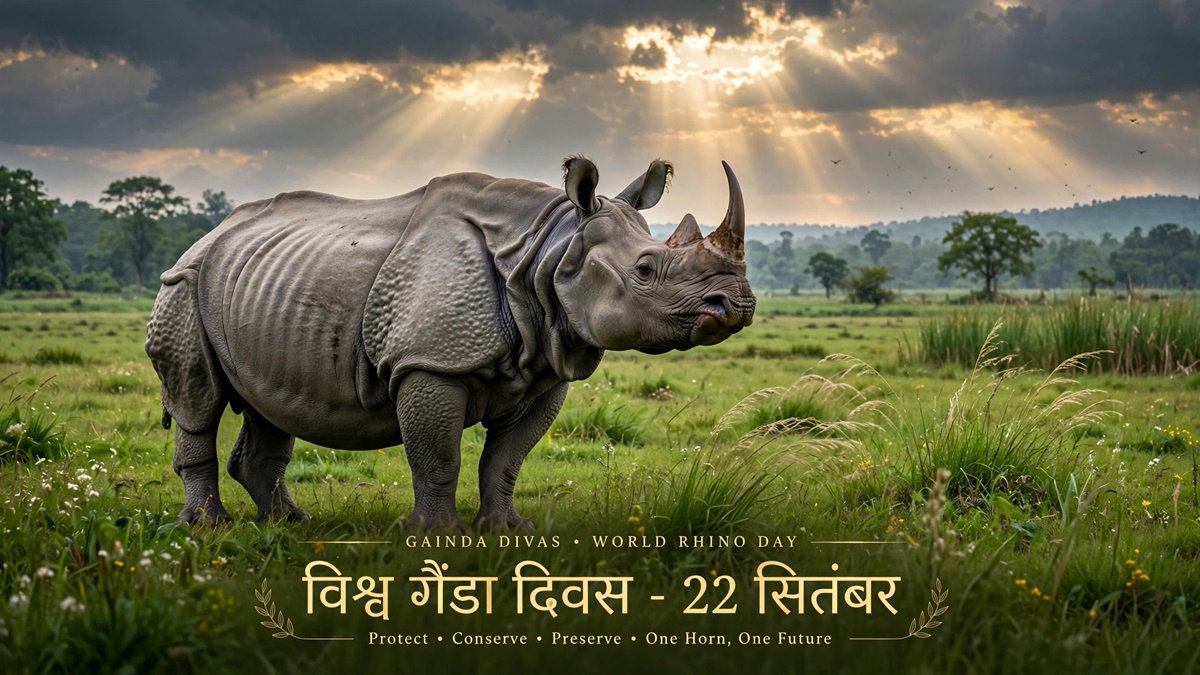 विश्‍व गैंडा दिवस : वन्यजीव संरक्षण और जैव विविधता की वैश्विक चुनौती