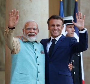 भारत-फ्रांस संबंध नई ऊंचाइयों पर पहुंचे: पीएम मोदी