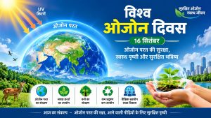 विश्व ओजोन दिवस : पृथ्वी के सुरक्षा कवच से जलवायु संरक्षण तक की वैश्विक यात्रा