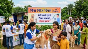 विश्व रेबीज दिवस : जागरूकता, टीकाकरण, त्वरित उपचार और सामूहिक प्रयासों से रेबीज-मुक्त दुनिया संभव