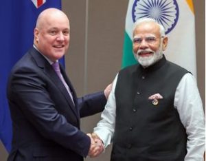 भारत और न्यूजीलैंड के बीच फ्री ट्रेड एग्रीमेंट लागू, प्रधानमंत्री क्रिस्टोफर लक्जन ने जताई खुशी