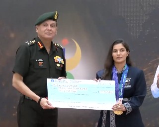 एशियन गेम्स में मेडल जीतने वाले सेना के खिलाड़ियों को जनरल धीरज सेठ ने किया सम्मानित, बोले- देश इनकी उपलब्धियों को रखेगा याद
