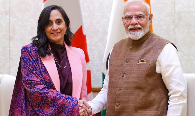 New Delhi: Canadian Foreign Minister Anita Anand Meets Narendra Modi