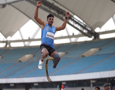 Asian Para Games: Dharmaraj Solairaj defends gold with record-breaking 7.15m leap