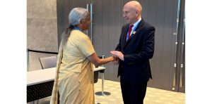 Sitharaman Meets UK Chancellor in Bangkok, Discusses Economic Cooperation