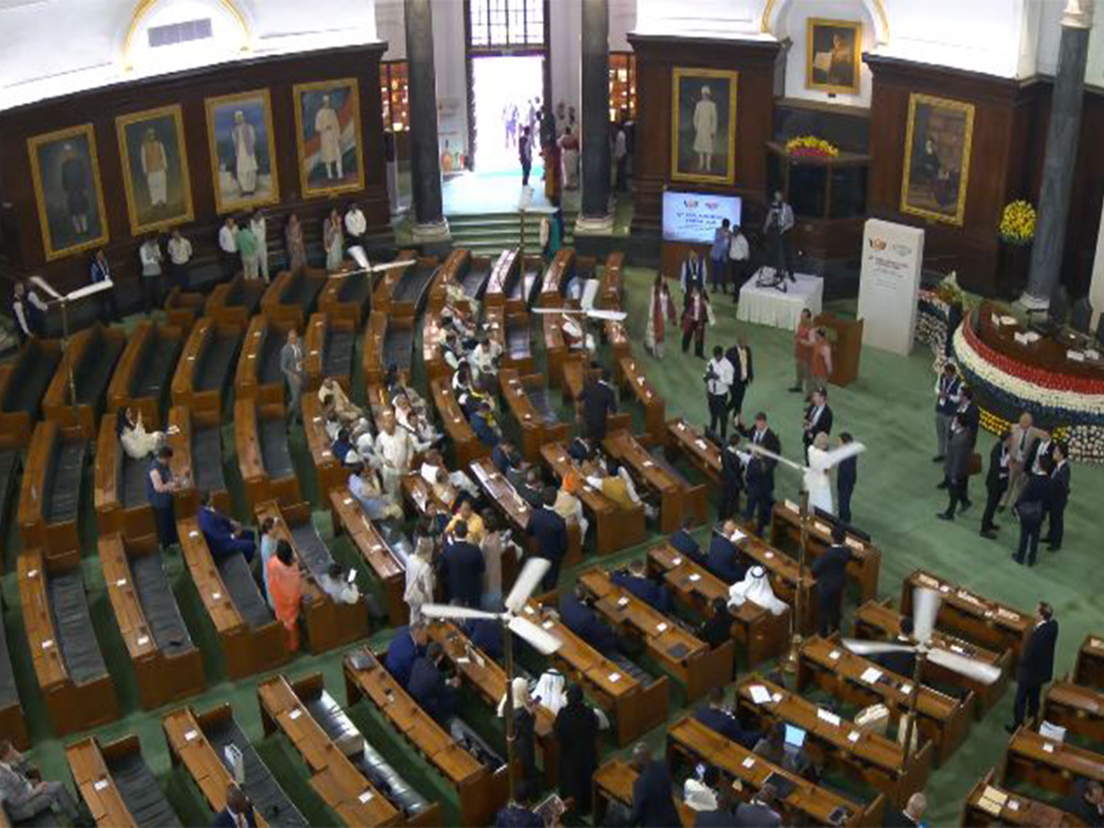 सांसदों ने किया ब्रिक्स संसदीय फोरम के विदेशी प्रतिनिधिमंडलों का स्वागत