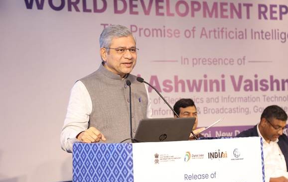 AI Is Changing Lives of Ordinary People, Says Vaishnaw at Launch of ‘World Development Report 2026: The Promise of Artificial Intelligence’
