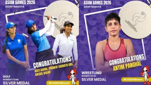 PM Modi congratulates Antim Panghal, women’s golf team on Asian Games Silver medals