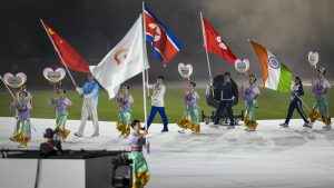 Dazzling light and musical show brings curtains down on Aichi-Nagoya Asian Games